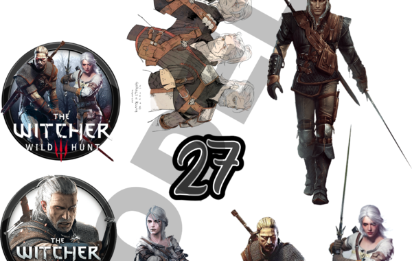 Bolo Decorado The Witcher