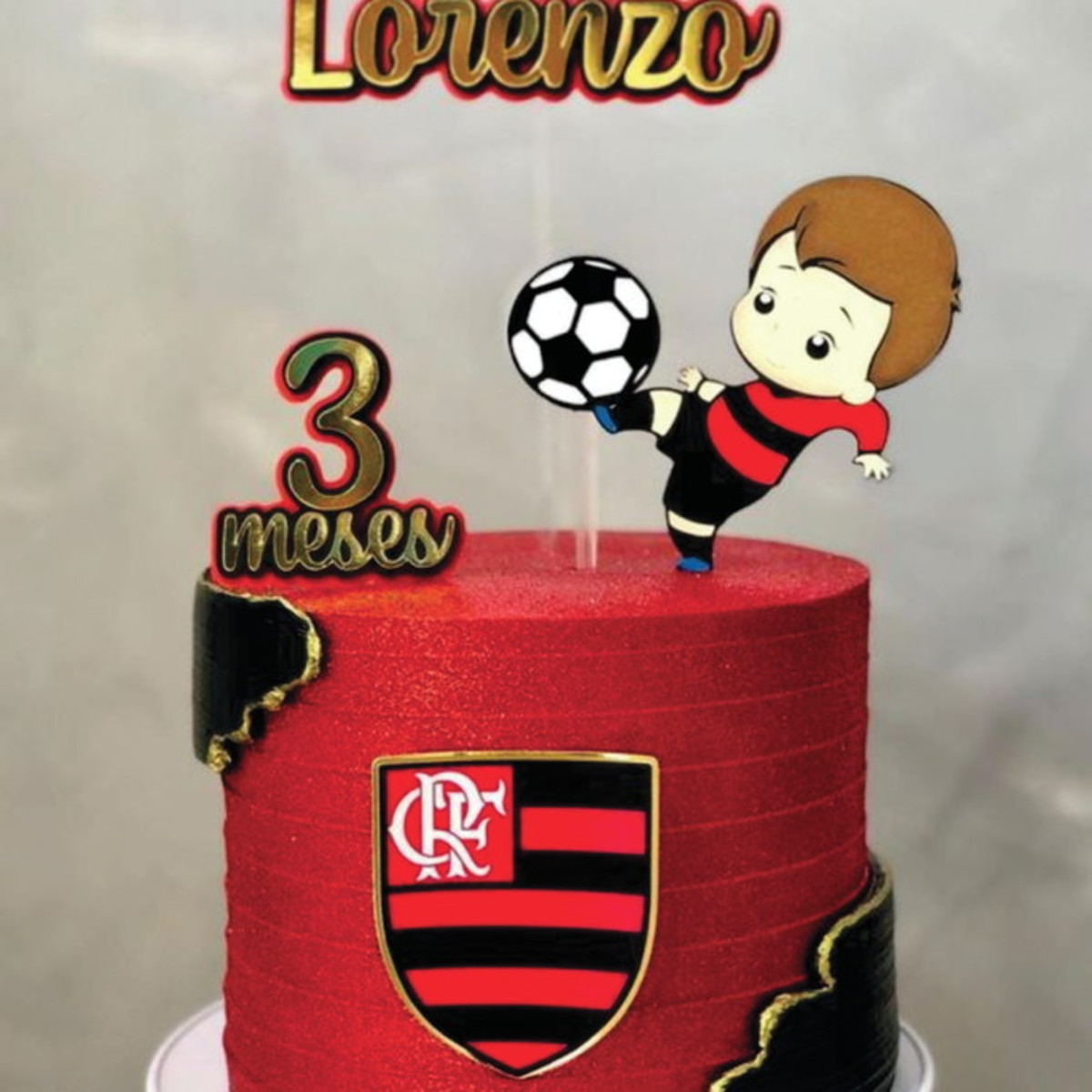 Bolo Decorado Flamengo