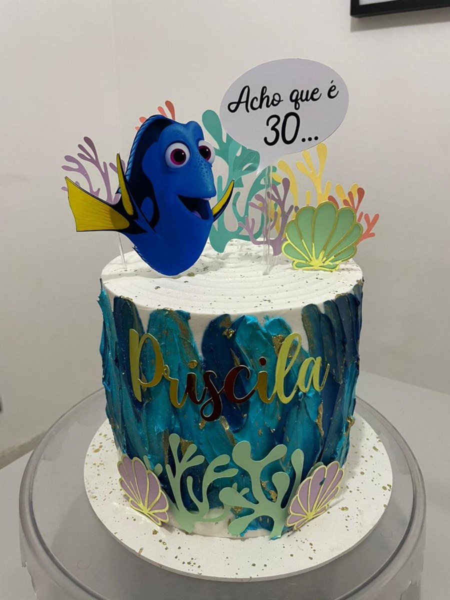 Bolo Decorado Dory