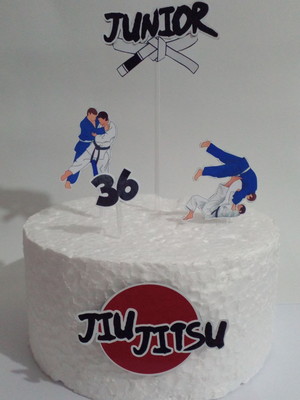 Bolo Decorado Jiu Jitsu