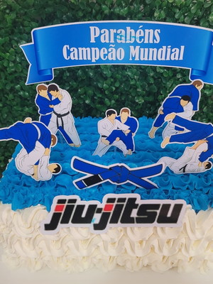 Bolo Decorado Jiu Jitsu