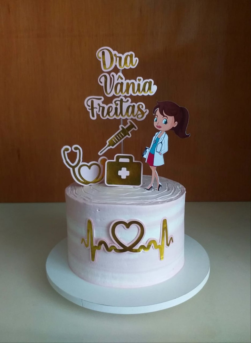 Bolo Decorado Medicina