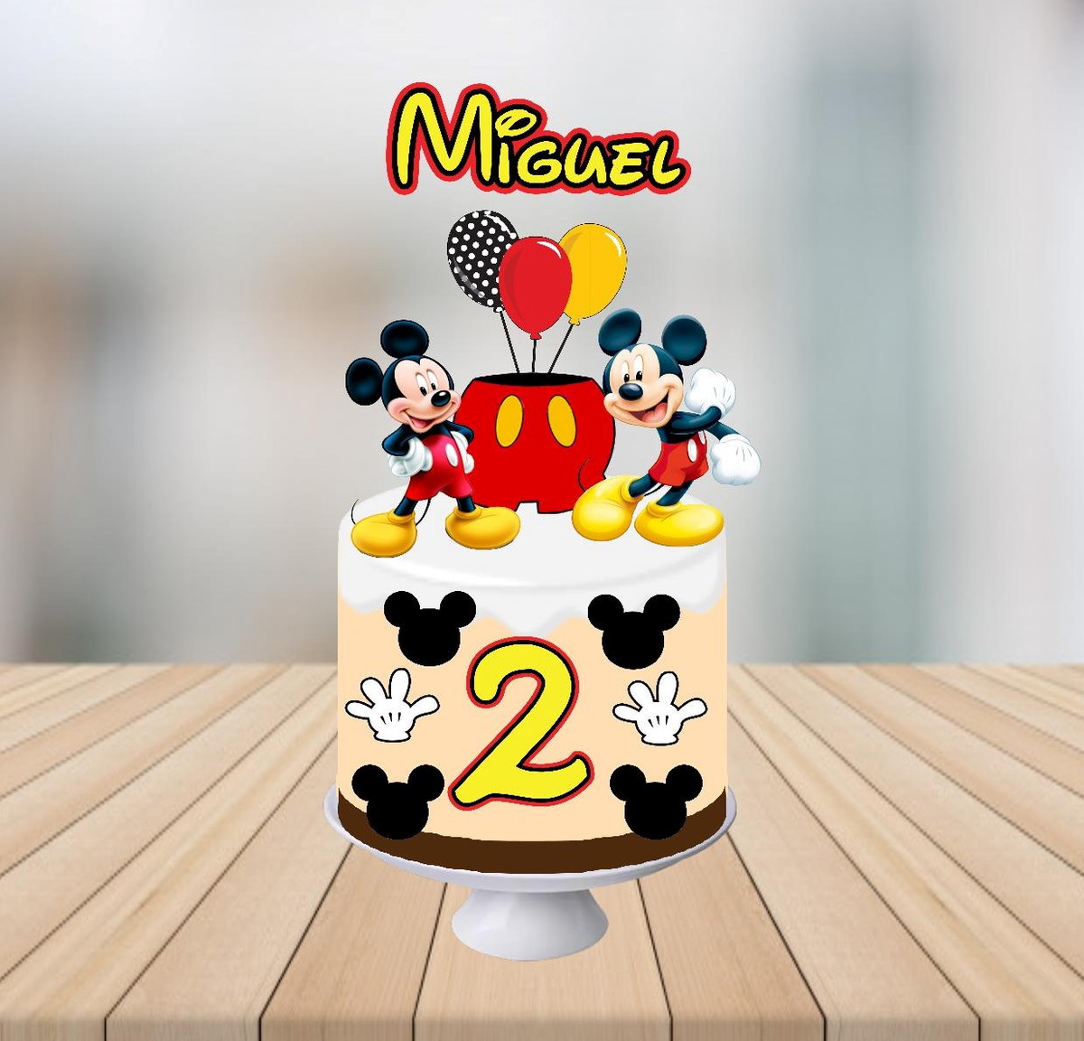 Bolo Decorado Mickey