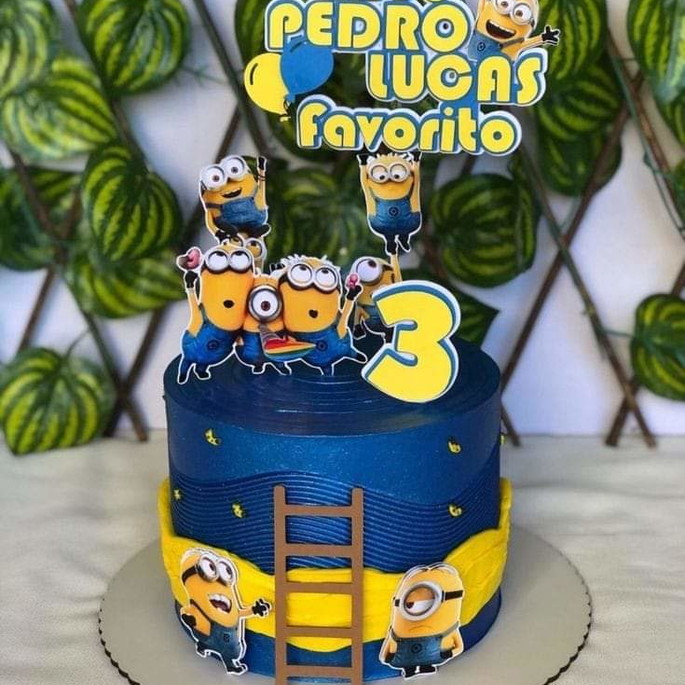 Bolo Decorado Minions