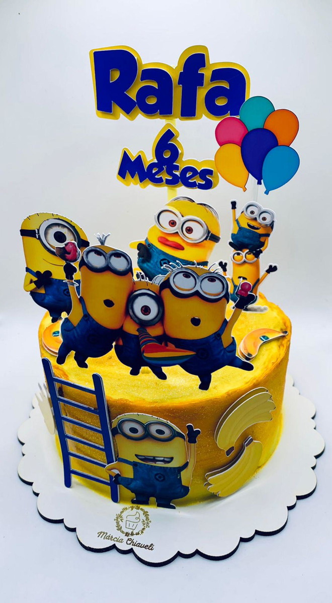 Bolo Decorado Minions