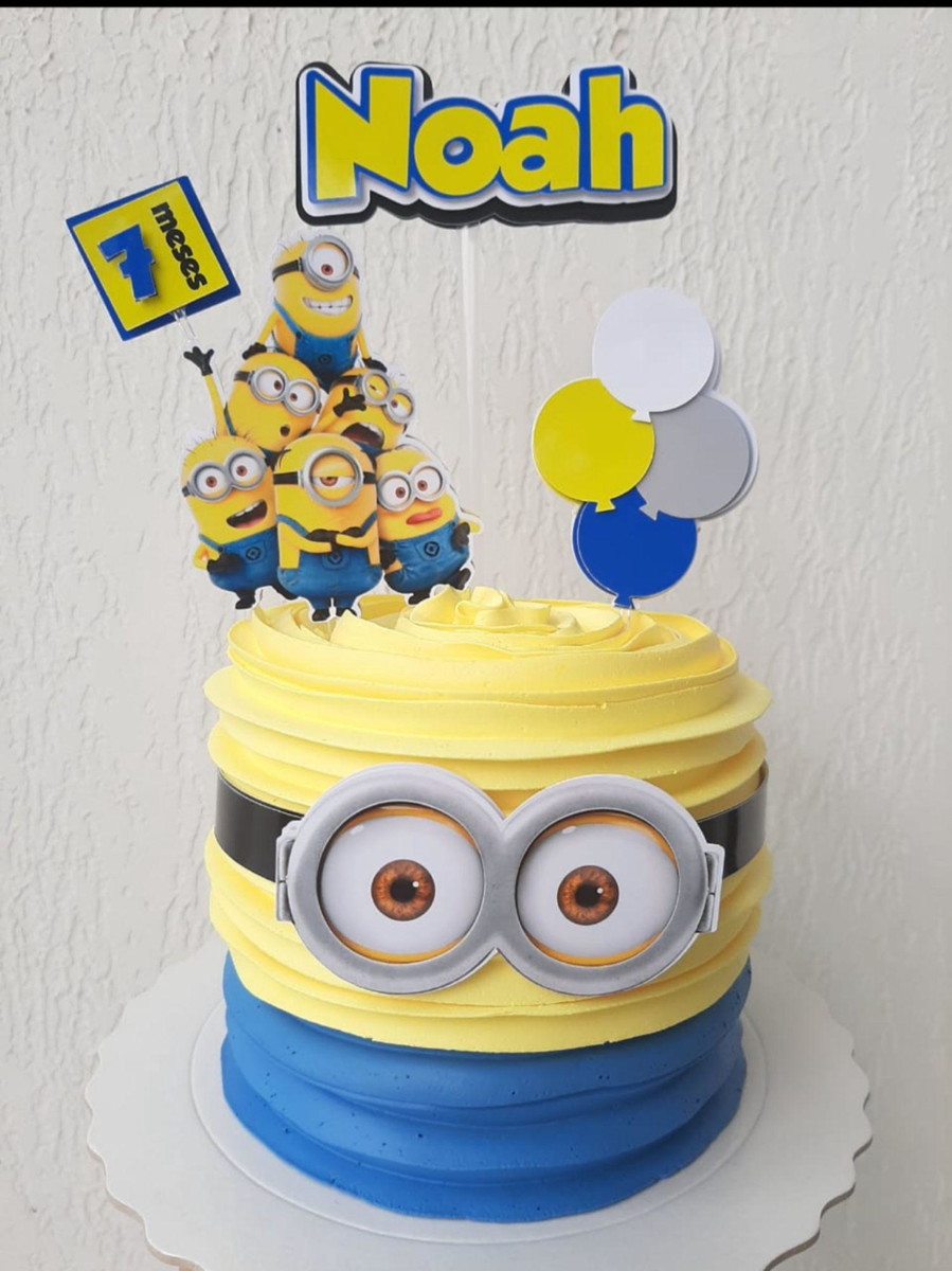 Bolo Decorado Minions