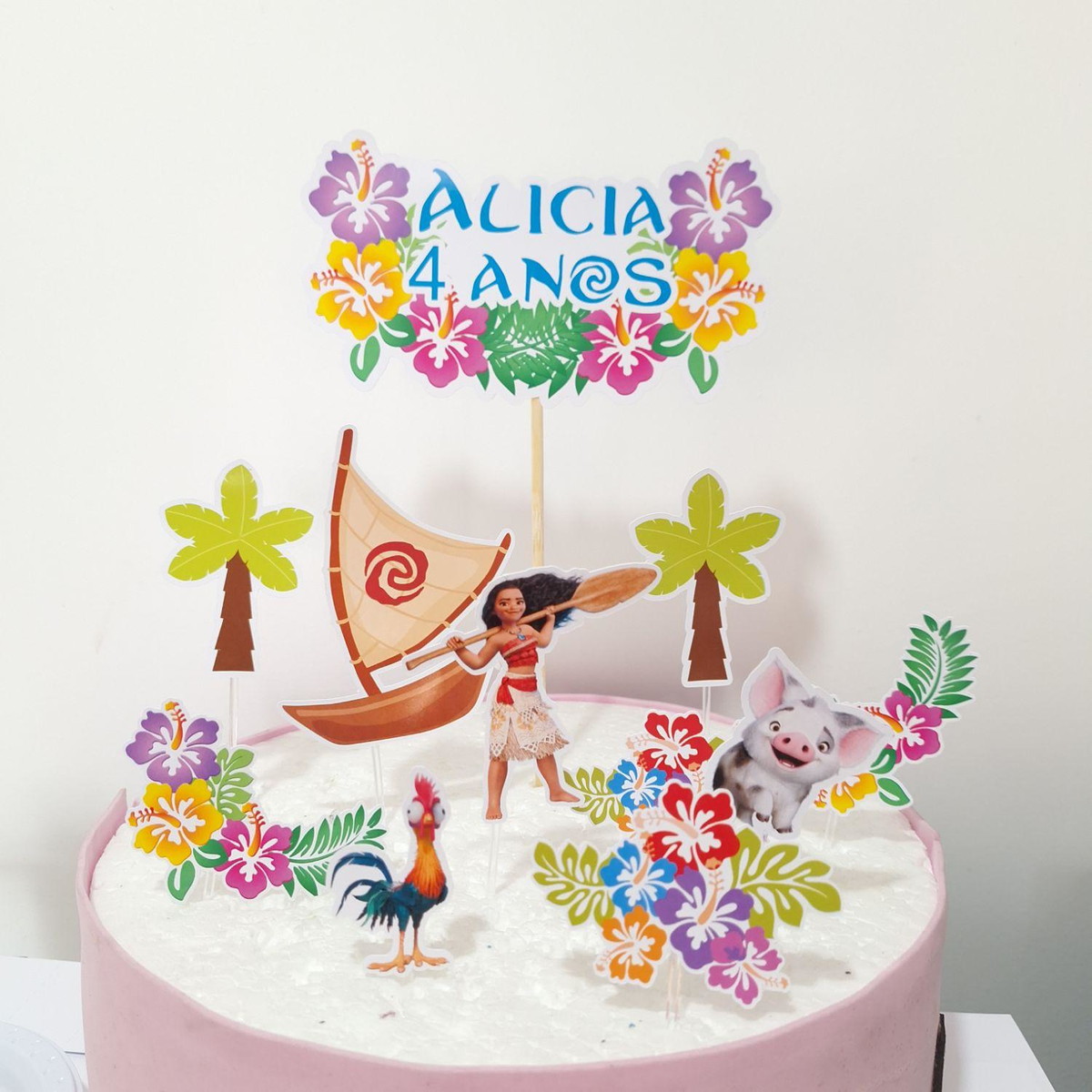 Bolo Decorado Moana