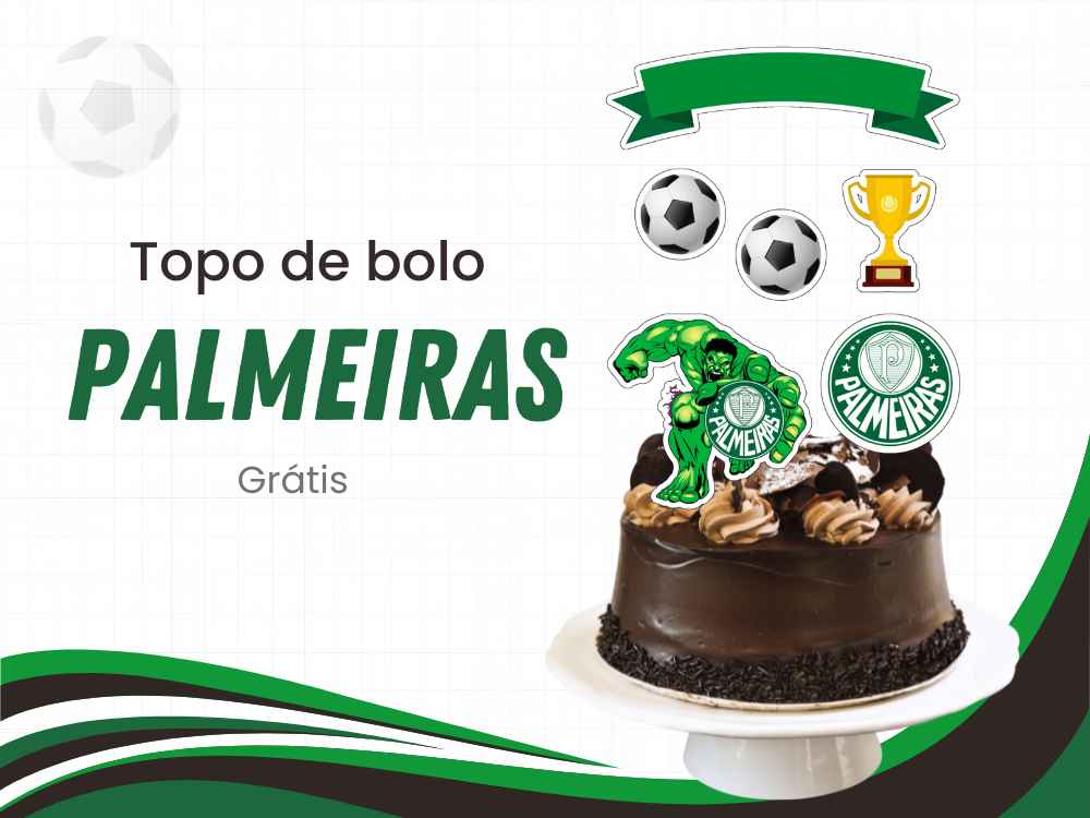 Bolo Decorado Palmeiras Gratis