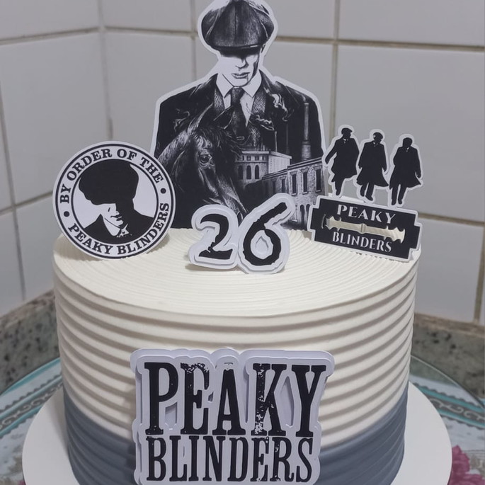 Bolo Decorado Peaky Blinders