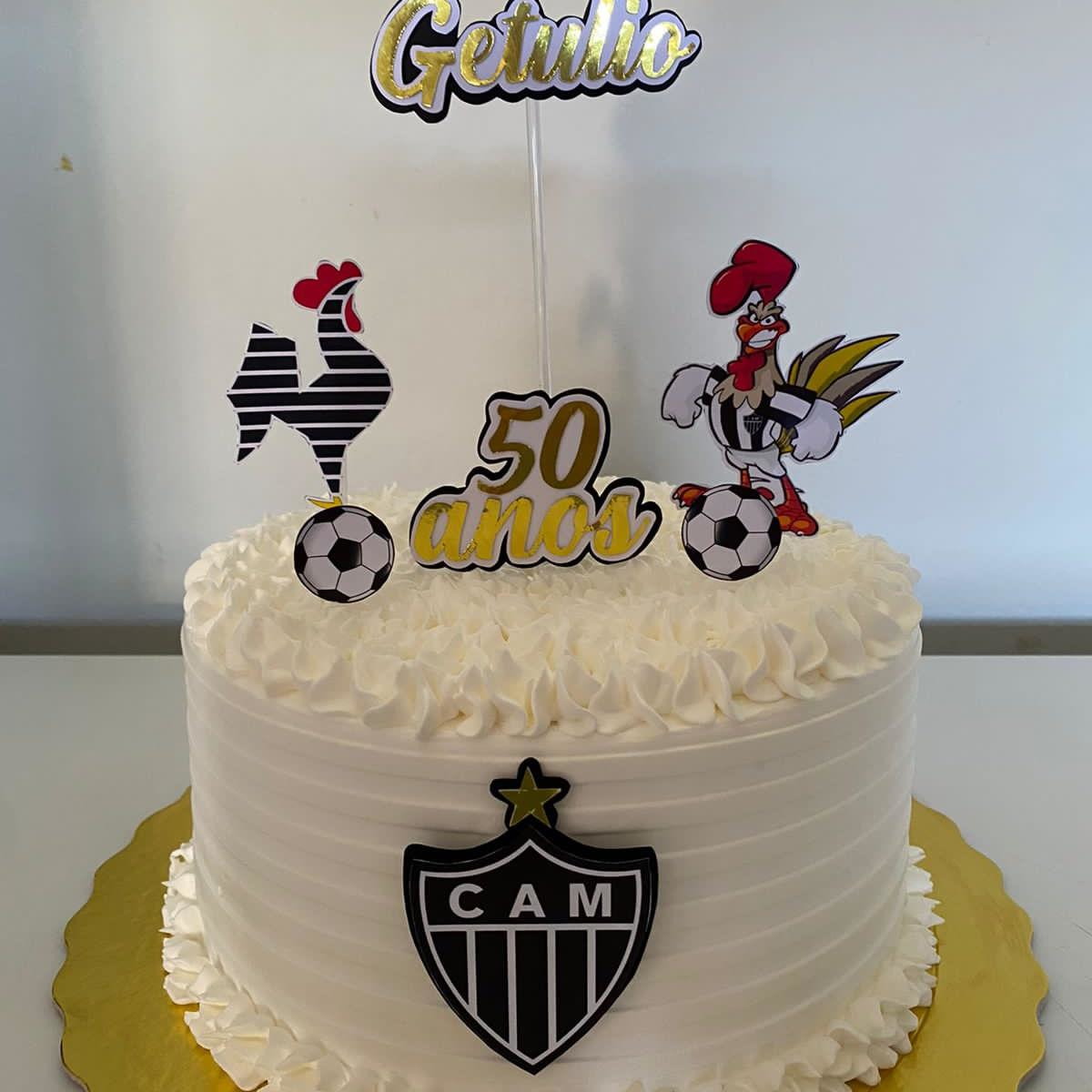 Bolo Decorado Atlético