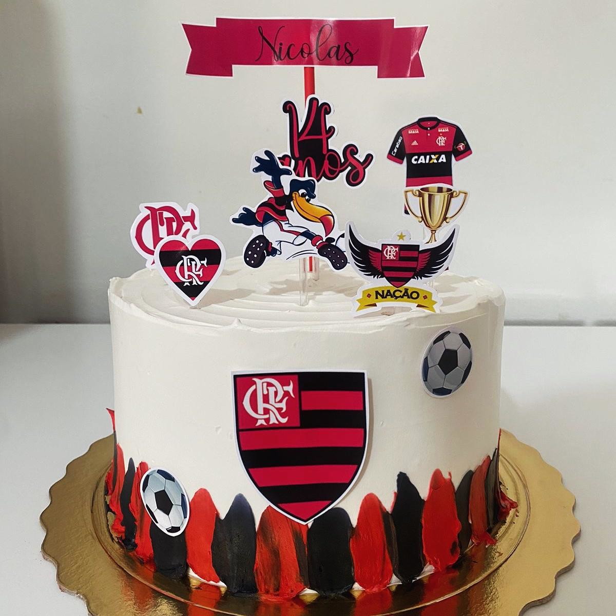 Bolo Decorado Flamengo