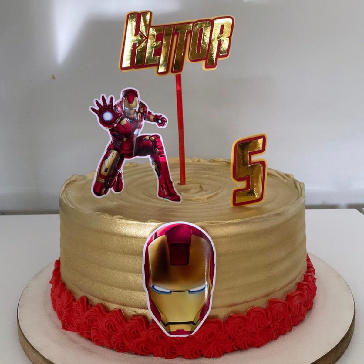 Bolo Decorado Iron Man