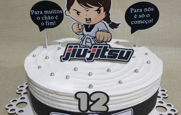 Bolo Decorado Jiu Jitsu