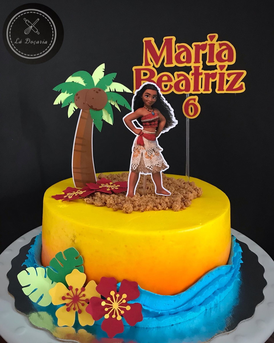 Bolo Decorado Moana