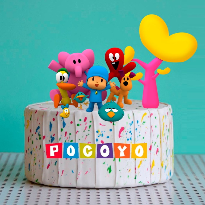 Bolo Decorado Pocoyo