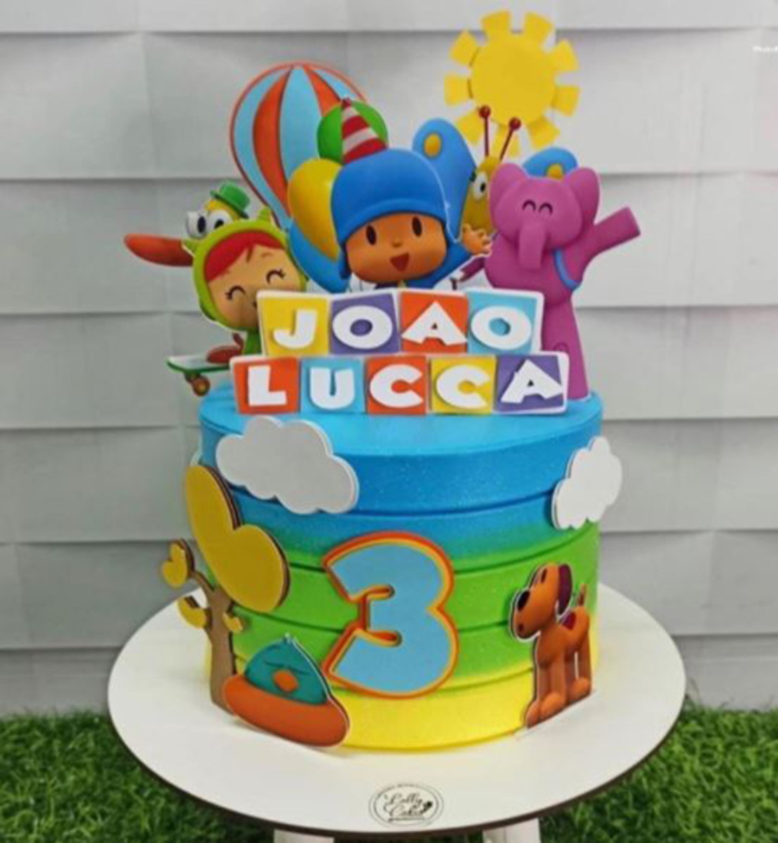 Bolo Decorado Pocoyo