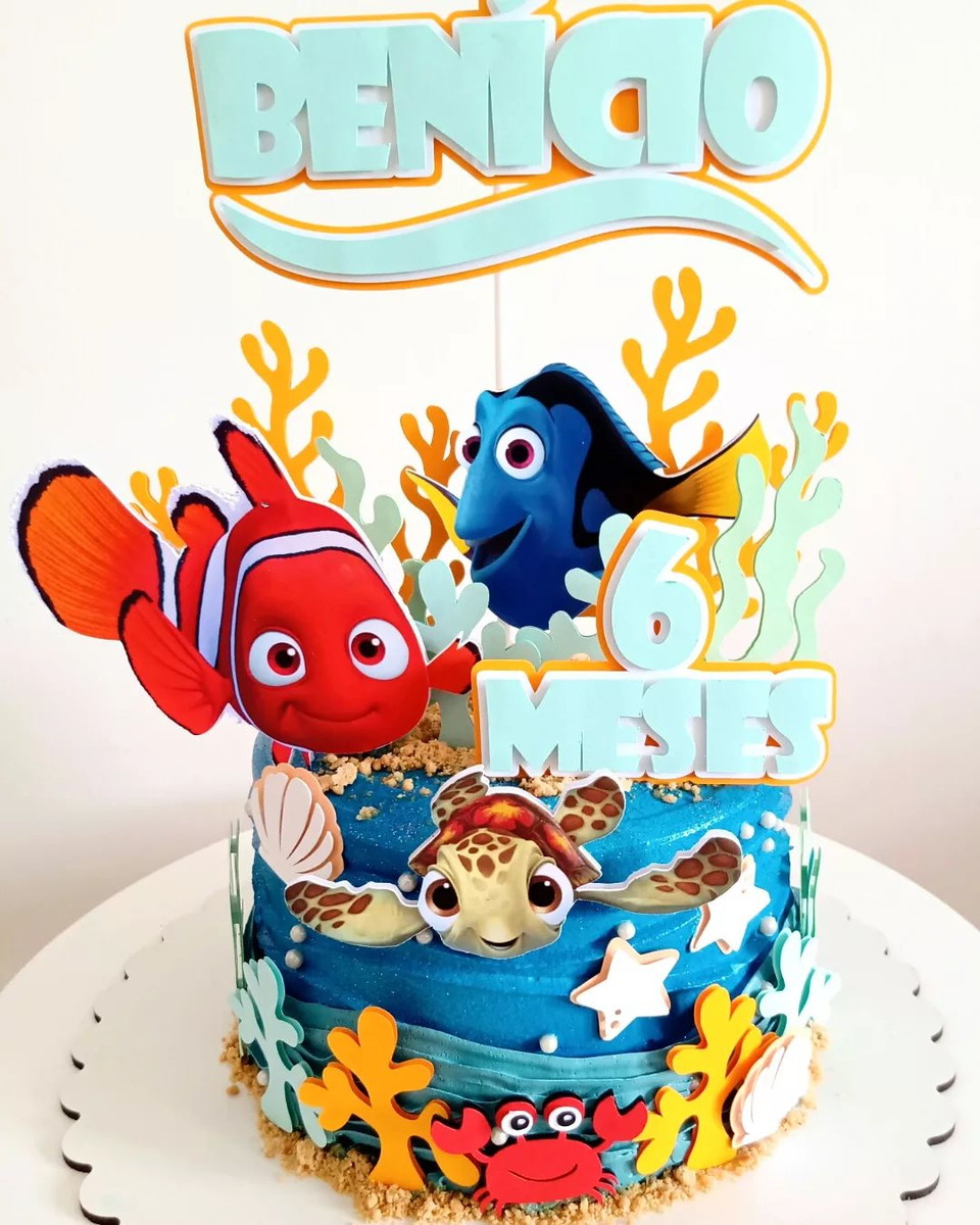 Bolo Decorado Dory