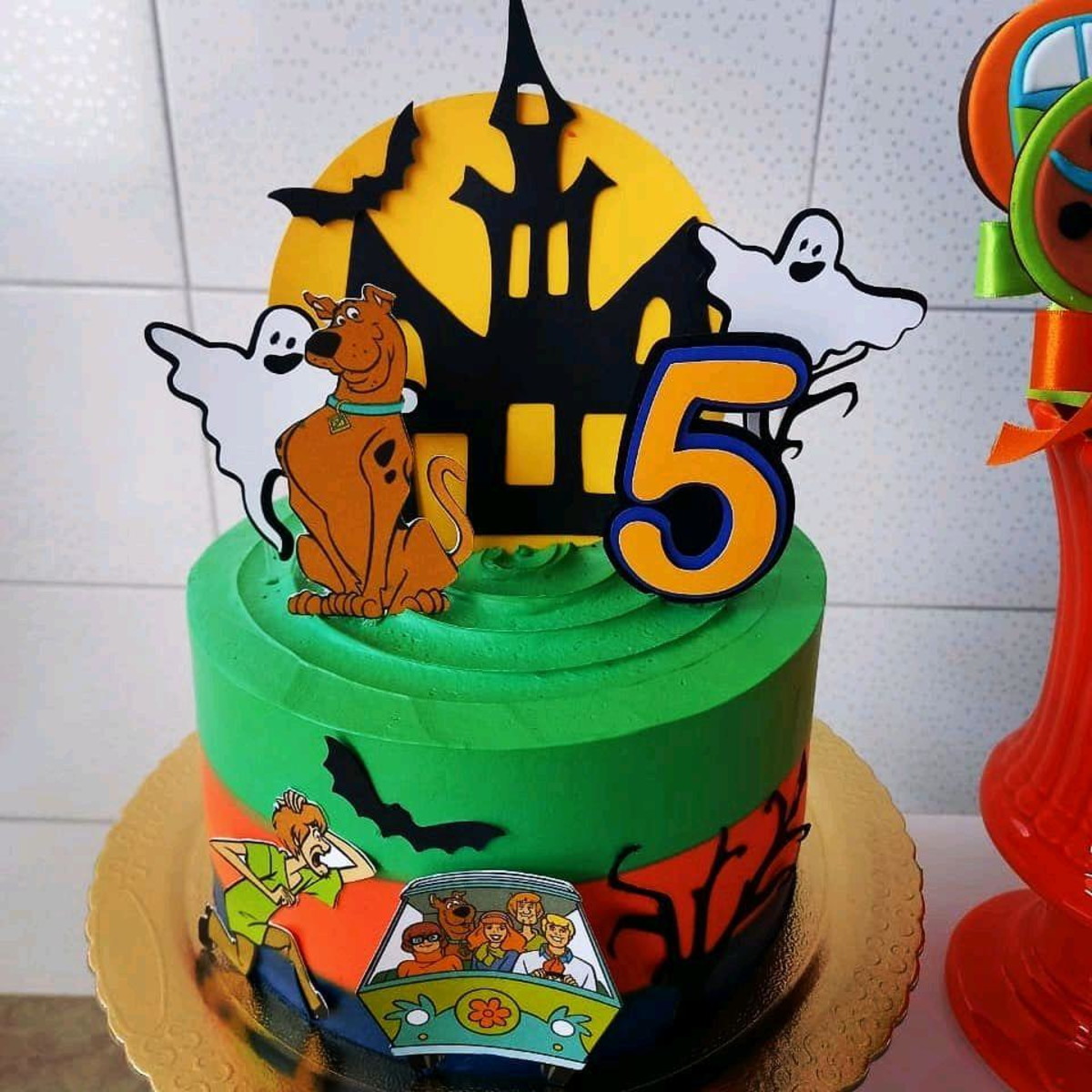 Bolo Decorado Scooby Doo