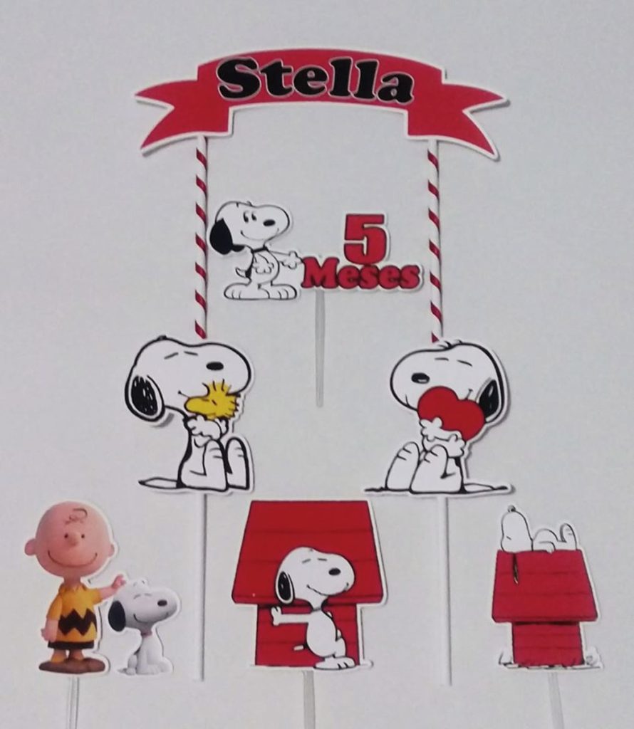 Bolo Decorado Snoopy