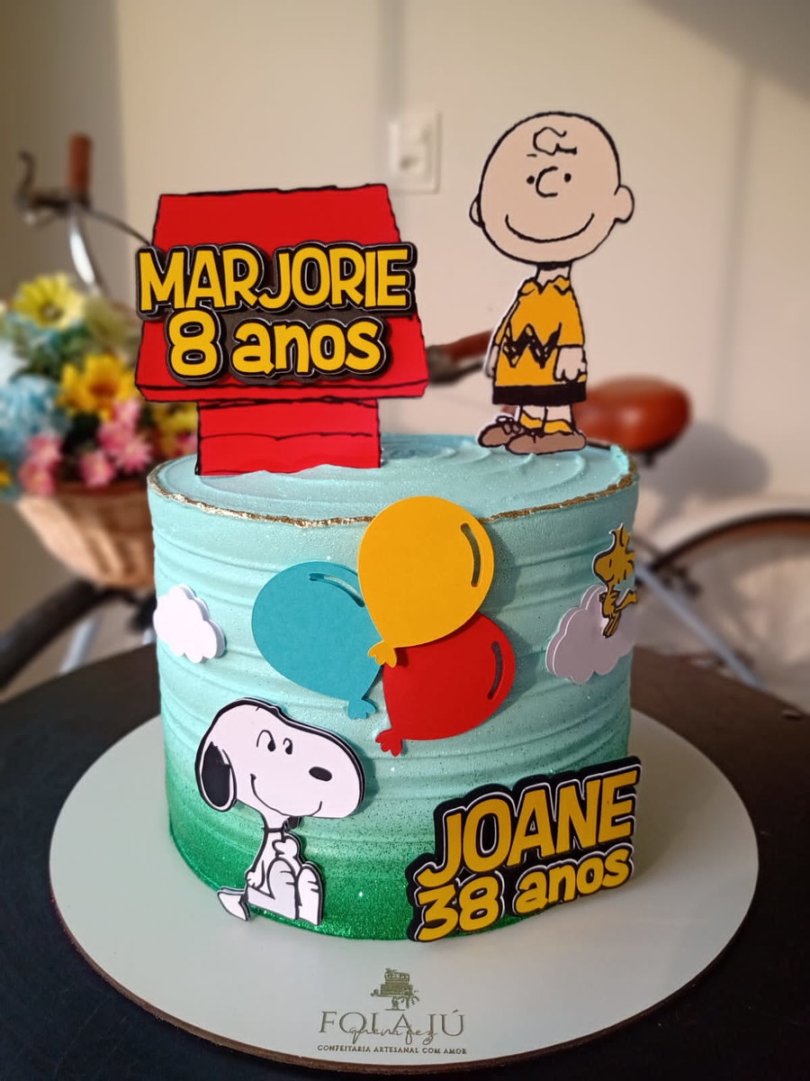 Bolo Decorado Snoopy