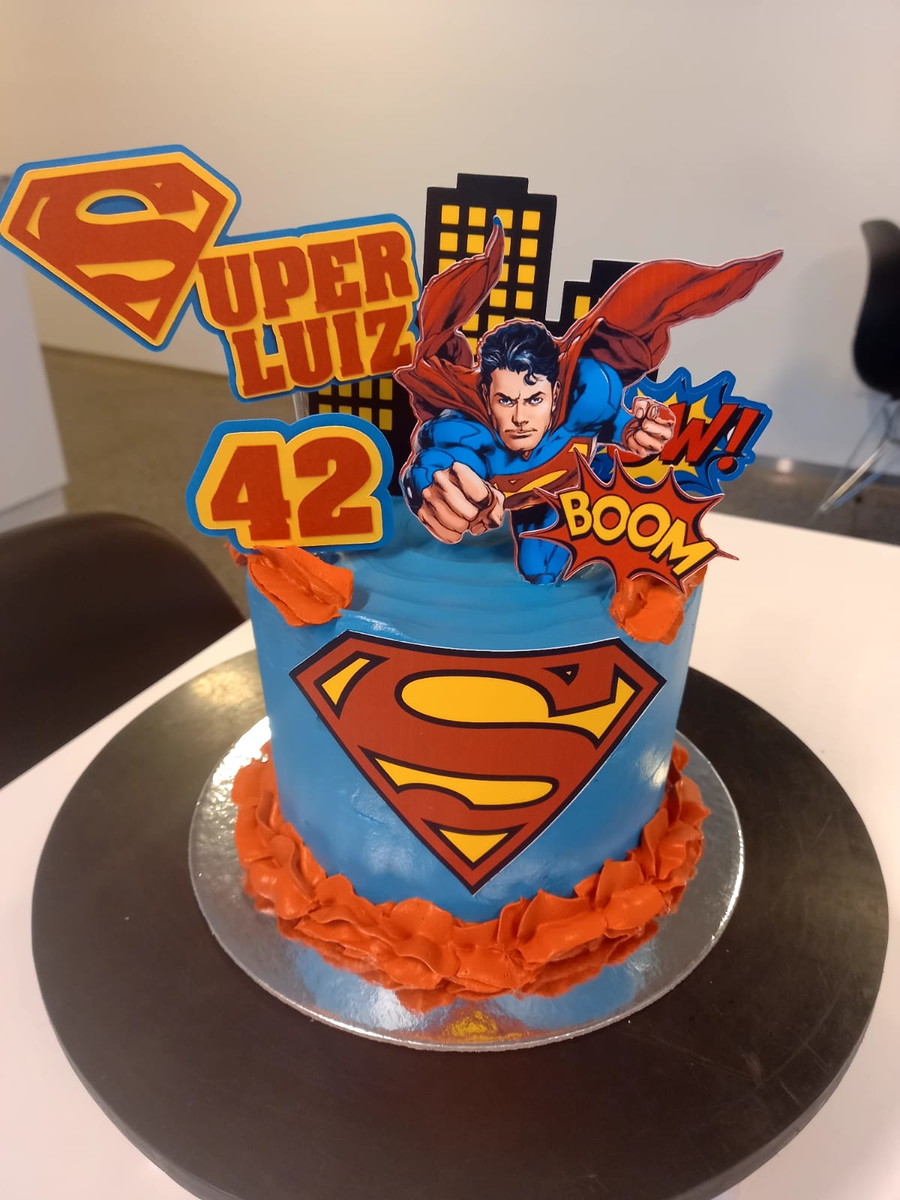 Bolo Decorado Superman