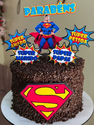 Bolo Decorado Superman