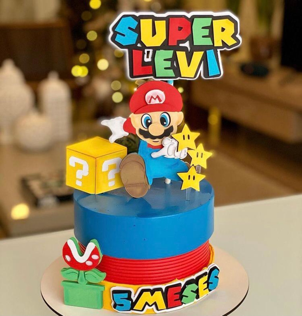 Bolo Decorado Super Mario