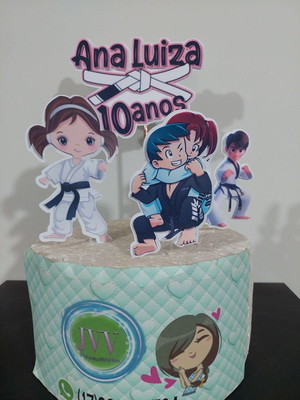 Bolo Decorado Jiu Jitsu