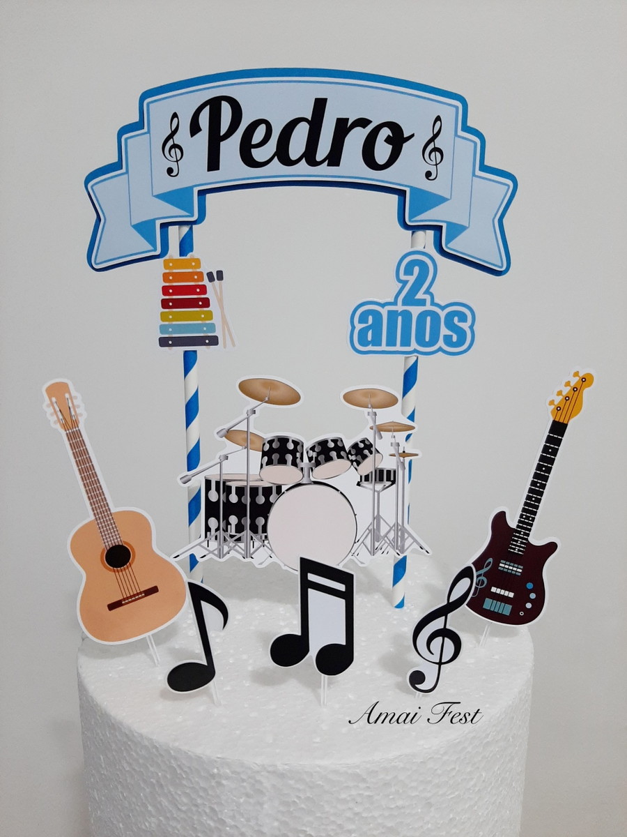 Bolo Decorado Música