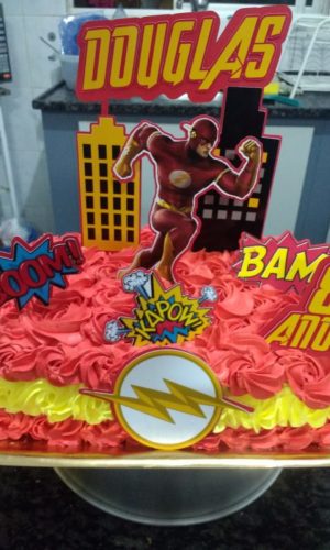 Bolo Decorado The Flash