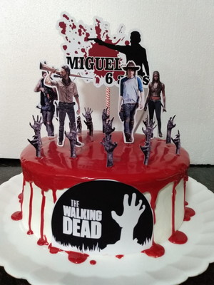 Bolo Decorado The Walking Dead