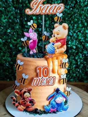 Bolo Decorado Ursinho Pooh