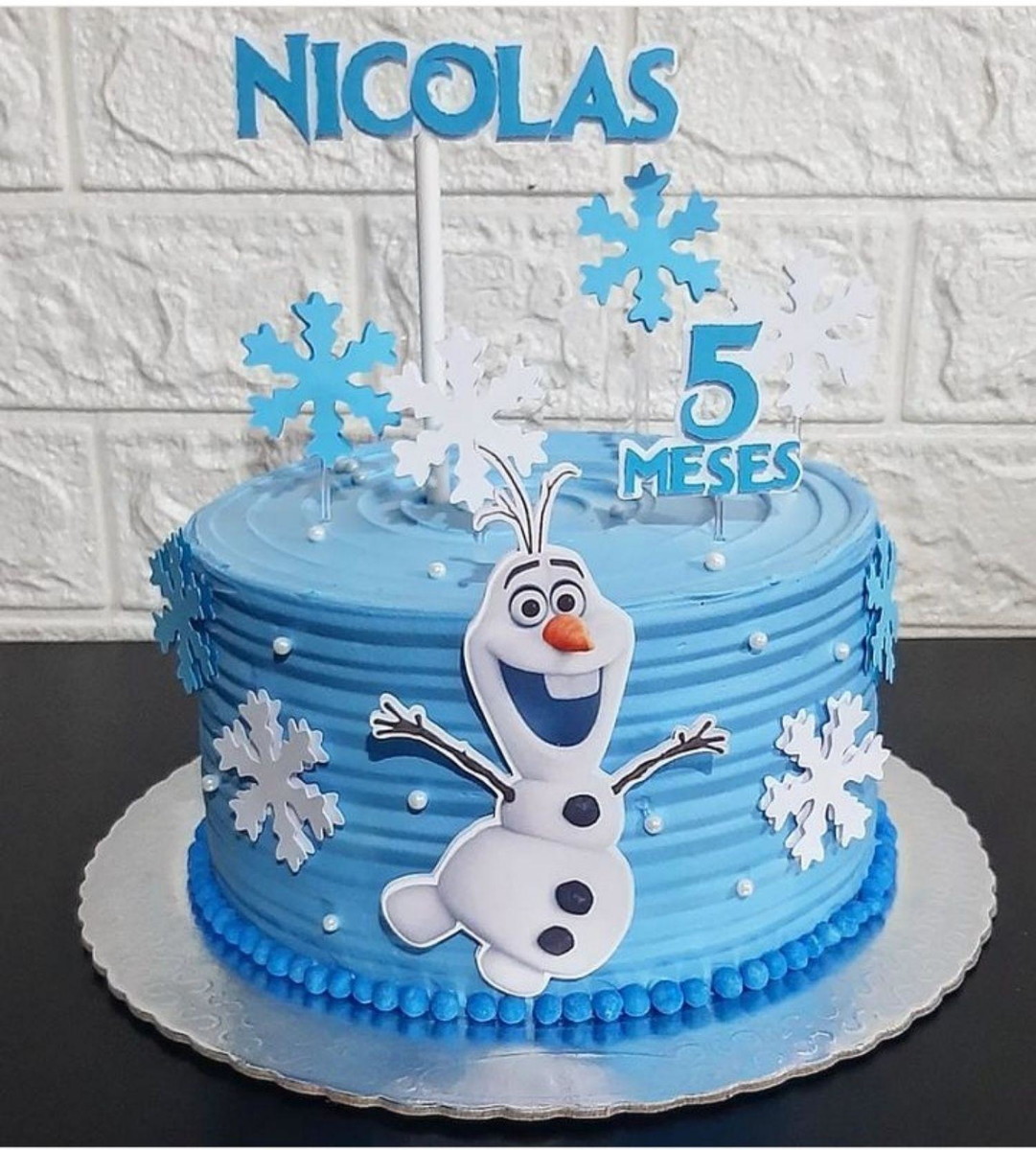 Bolo Decorado Olaf