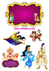 Bolo Decorado Aladdin