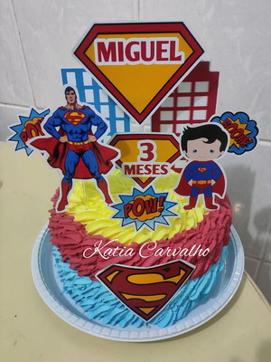 Bolo Decorado Superman