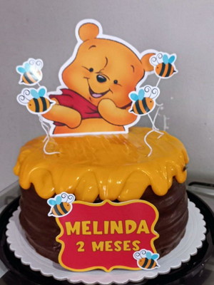 Bolo Decorado Ursinho Pooh