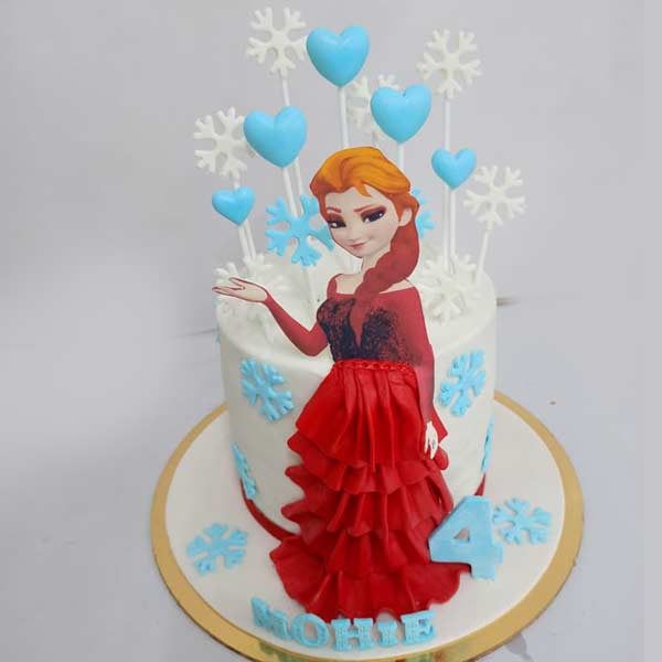 Frozen Decorated Cake