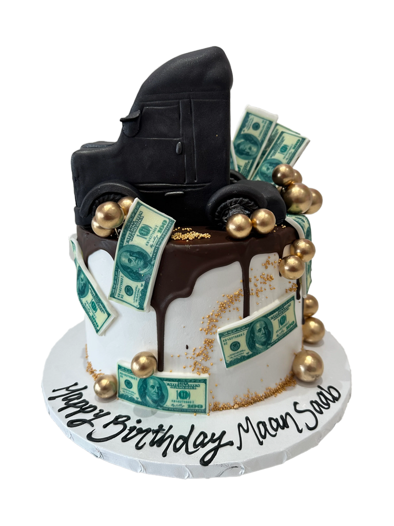 Dollar Decorated Cake