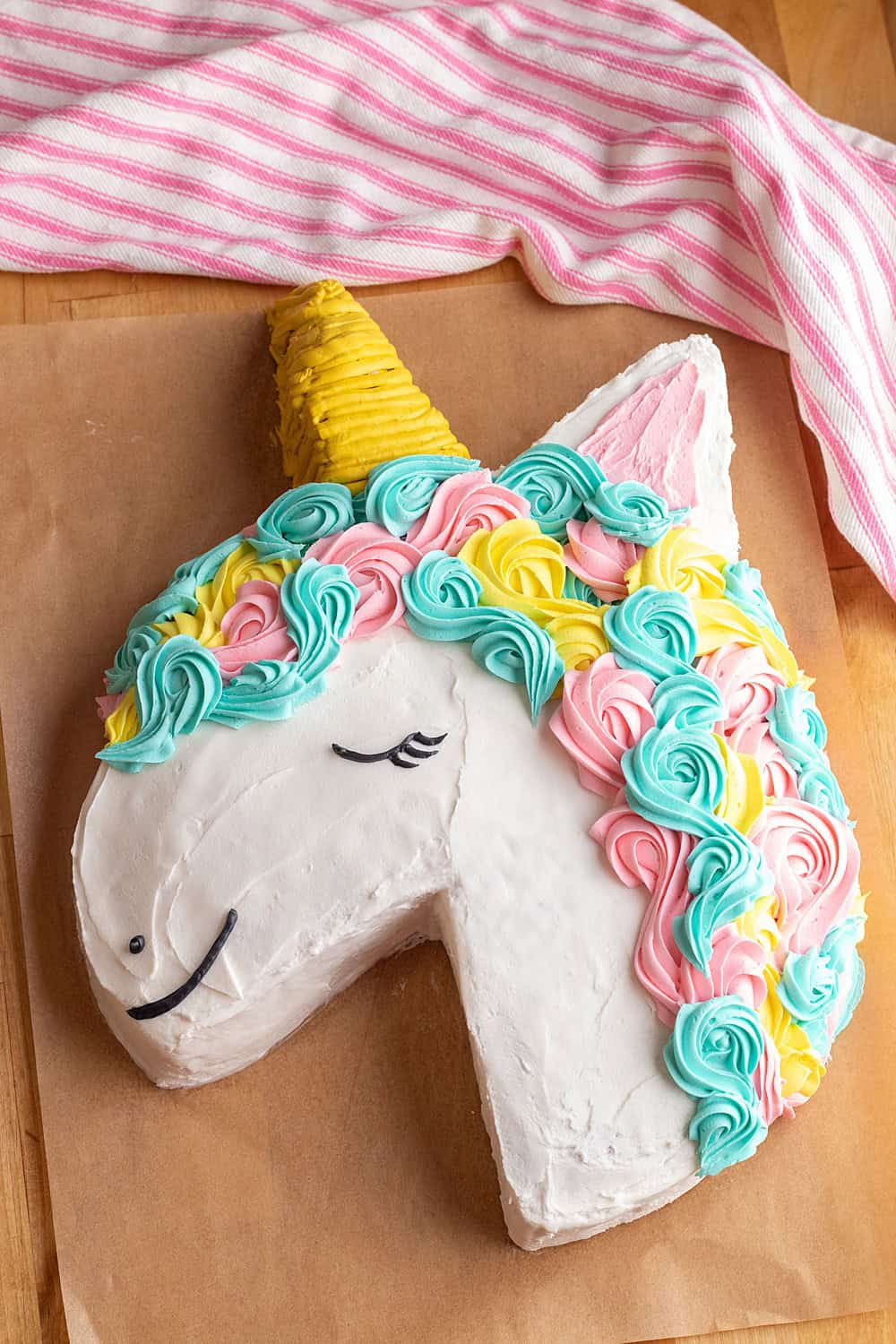 Unicorn Decorated Cake