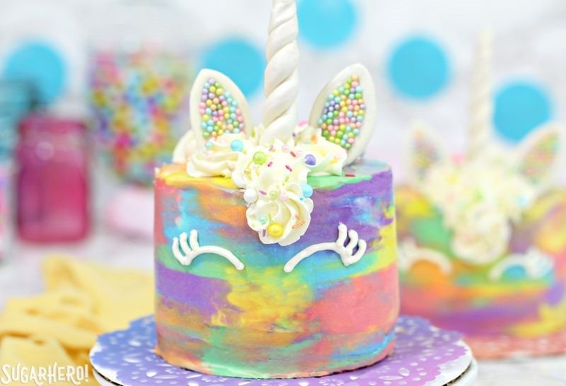 Unicorn Decorated Cake