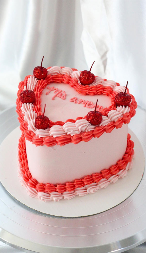 Romantic Decorated Cake