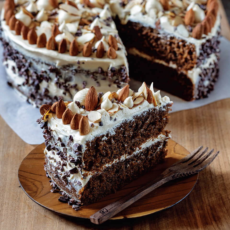 Coffee Decorated Cake