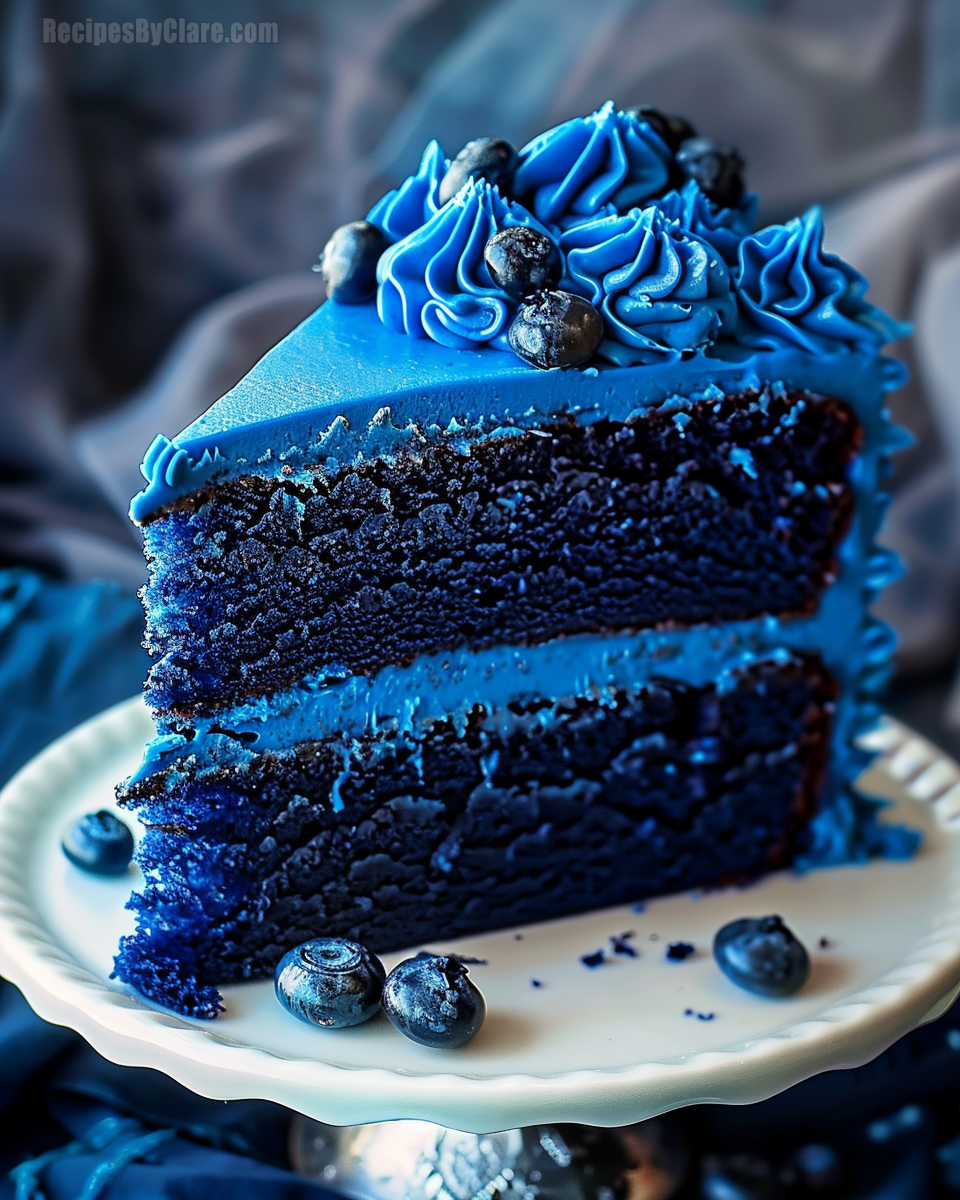 Blue Decorated Cake