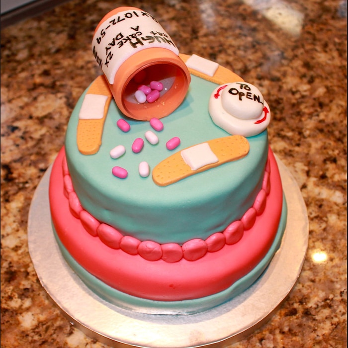 Medicine Decorated Cake