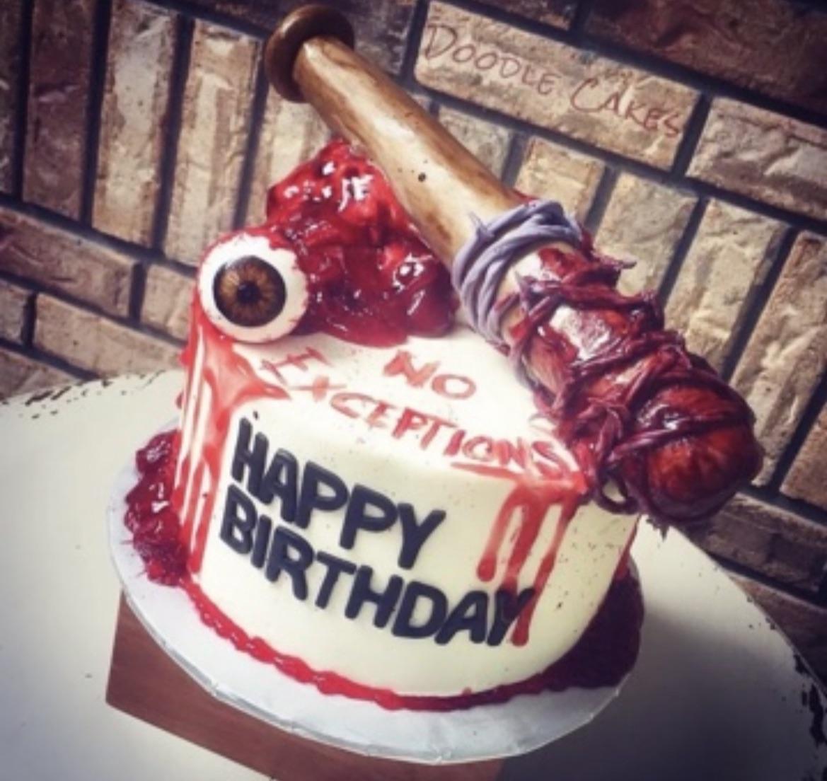 The Walking Dead Decorated Cake