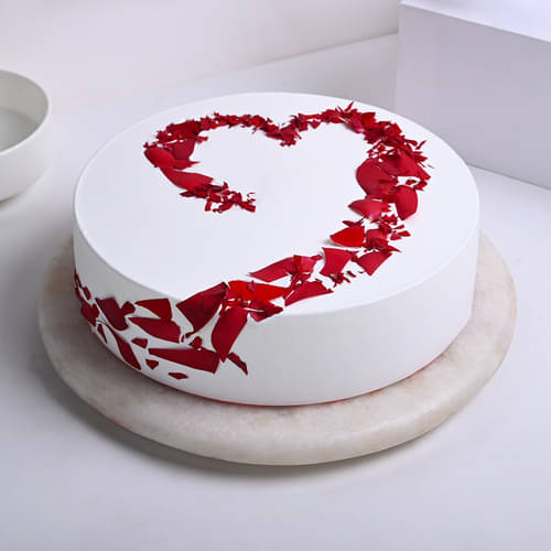 Love Decorated Cake