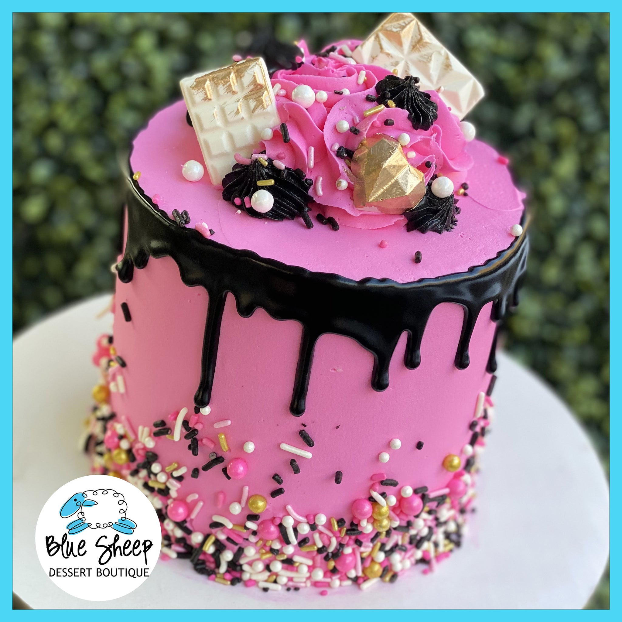 Pink Decorated Cake