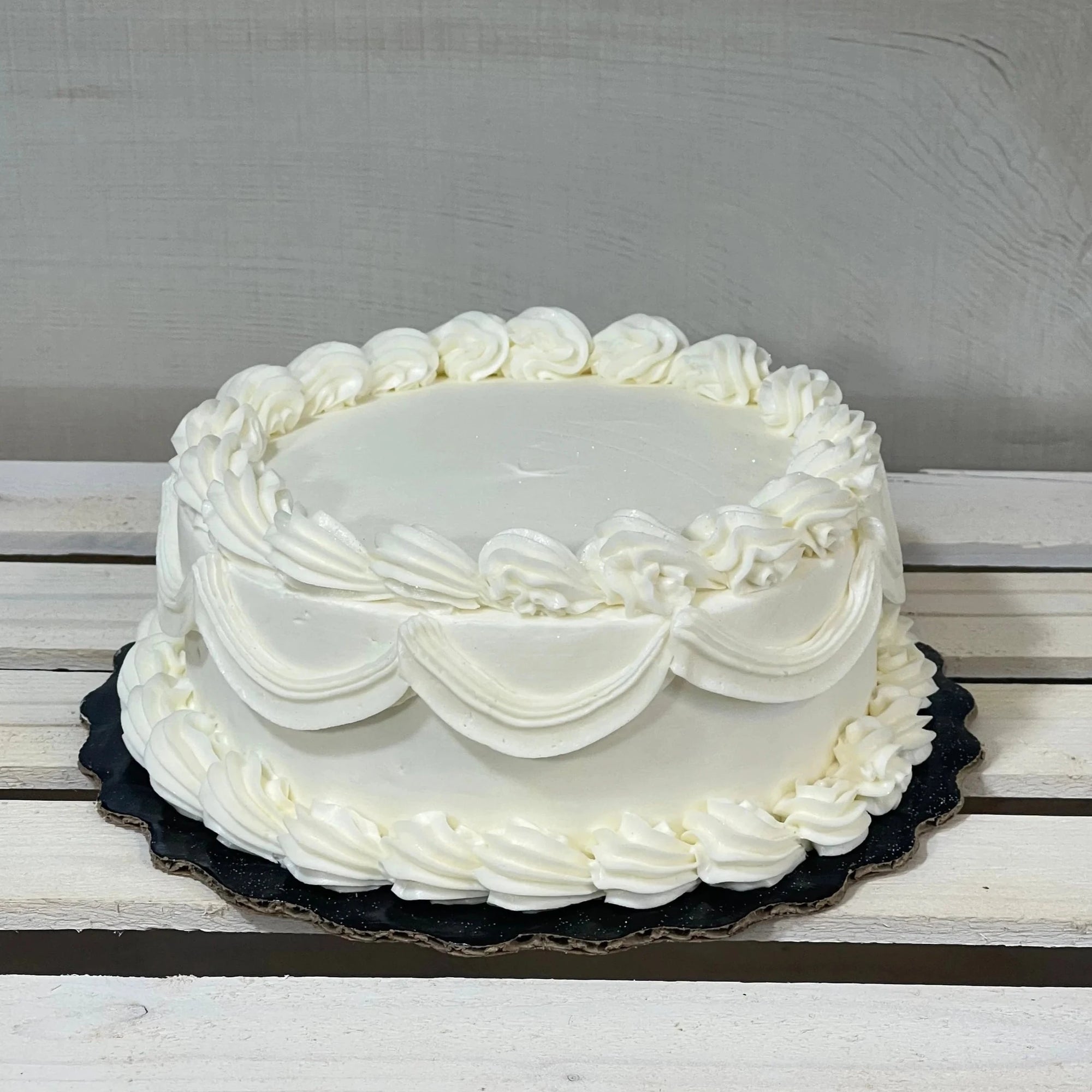 White Decorated Cake