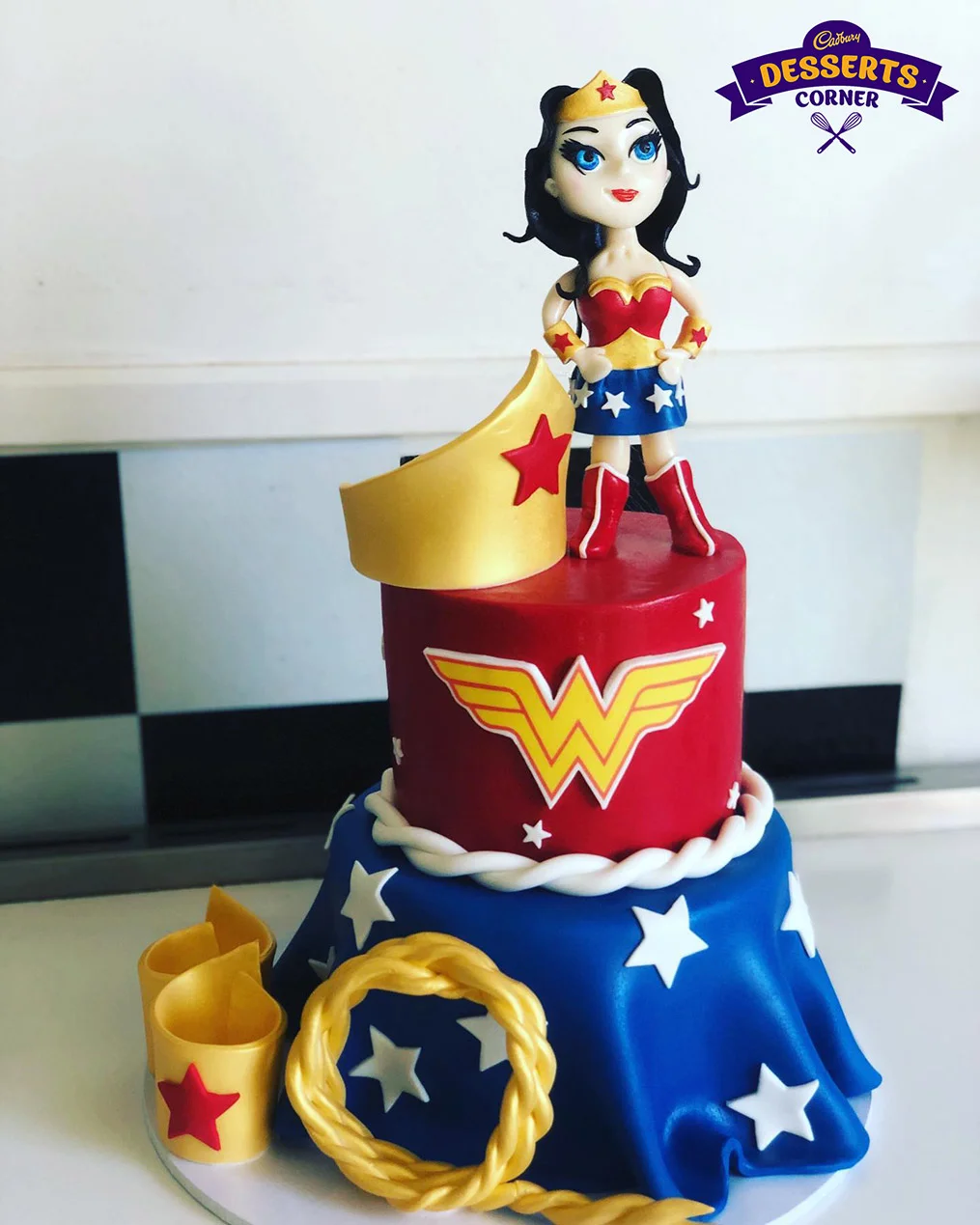 Justice League Decorated Cake