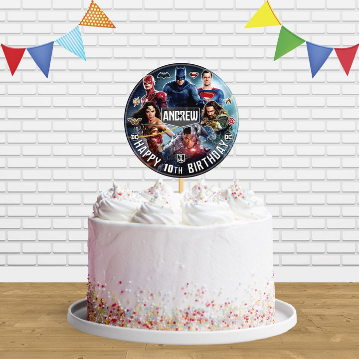 Justice League Decorated Cake